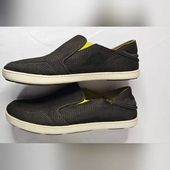 Olukai Nohea Mesh Shoe Men 11.5 Brown Slip On Convertible Comfort Sneaker Loafer - Picture 7 of 10